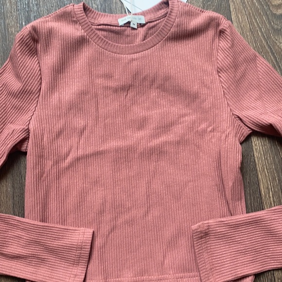 The Ray Long Sleeve in Dusty Rose - Picture 3 of 6